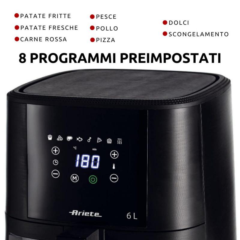 Ariete FRIGGITRICE AD ARIA 6 LITRI CON VETRO Hotsell
