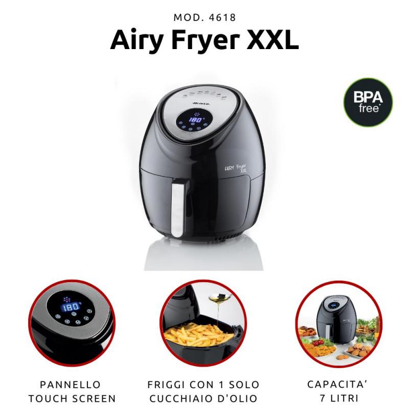 Ariete FRIGGITRICE AD ARIA XXL DA 7 LITRI NERO Moda
