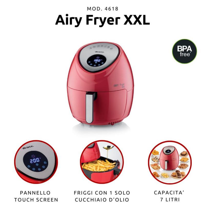 Ariete FRIGGITRICE AD ARIA XXL DA 7 LITRI ROSSO Italia