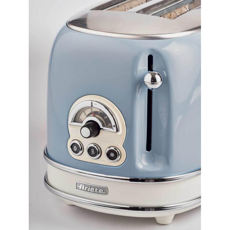 Ariete TOSTAPANE 2 FETTE VINTAGE CELESTE In Vendita
