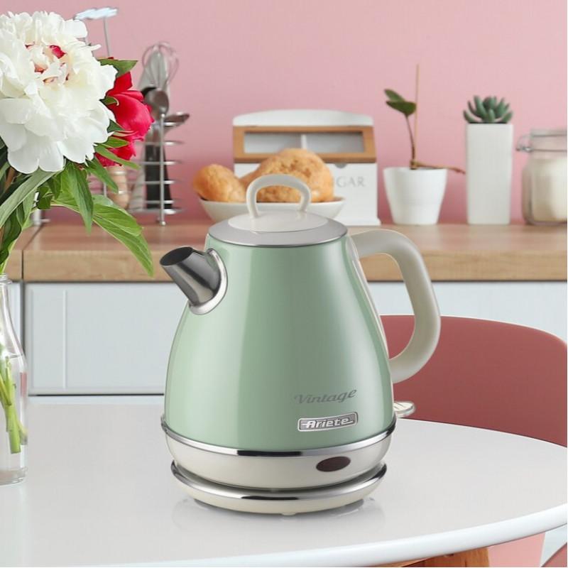 Ariete BOLLITORE ELETTRICO 1 LITRO VINTAGE VERDE Promozione