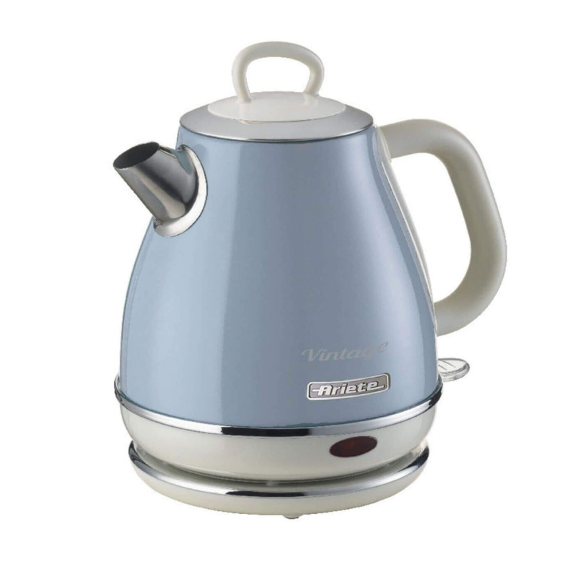 Ariete BOLLITORE ELETTRICO 1 LITRO VINTAGE CELESTE Spedizione Gratuita