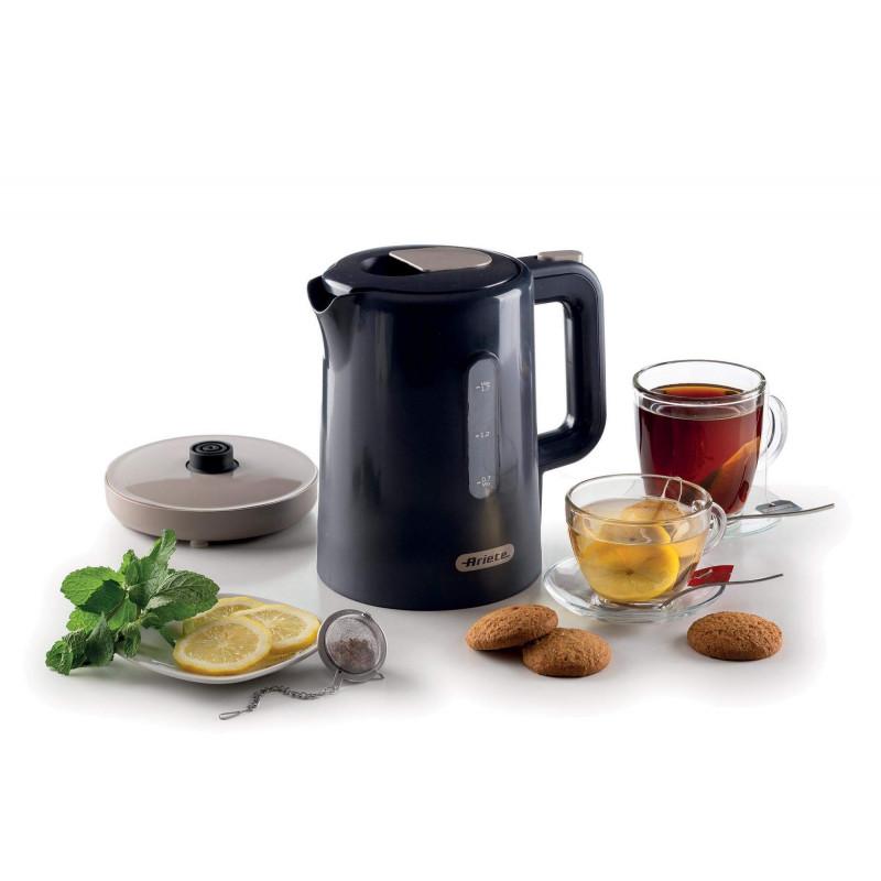 Ariete BOLLITORE ELETTRICO 1 7L BREAKFAST GRIGIO SCURO &AMP; TORTORA Consegna Veloce
