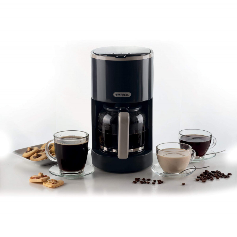 Ariete MACCHINA PER CAFFè AMERICANO GRIGIO SCURO &AMP; TORTORA Nuova