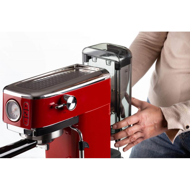 Ariete MACCHINA DA CAFFè ESPRESSO IN METALLO CON MANOMETRO ROSSO Sconto
