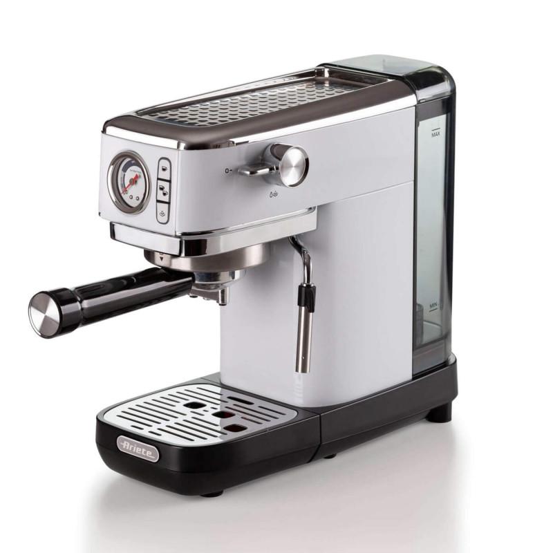 Ariete MACCHINA DA CAFFè ESPRESSO IN METALLO CON MANOMETRO BIANCO Offerta