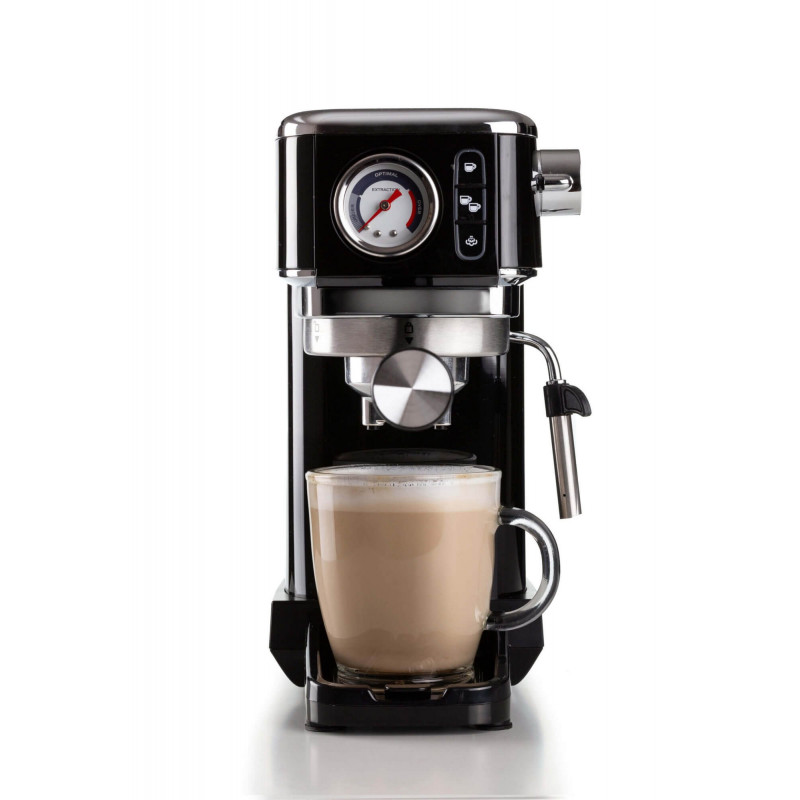 Ariete MACCHINA DA CAFFè ESPRESSO IN METALLO CON MANOMETRO NERO Economico