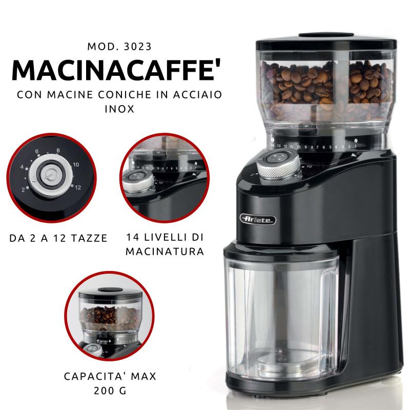 Ariete MACINACAFFè CON MACINE CONICHE Vendita Calda