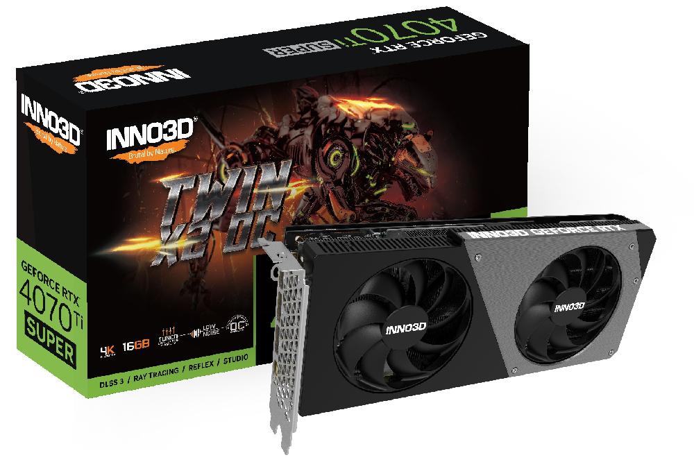 Inno3D GEFORCE RTX 4070 Ti SUPER TWIN X2 OC NVIDIA 16 GB GDDR6X In Linea