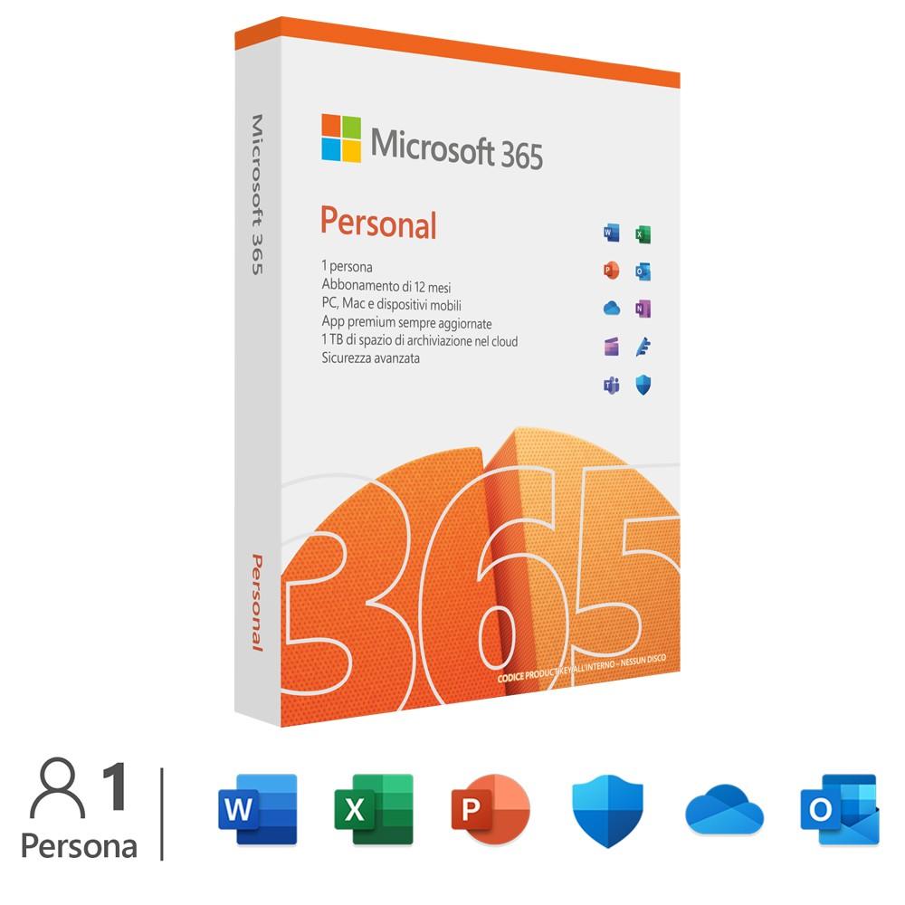 Microsoft 365 Personal 1 licenza/e Abbonamento ITA 1 anno/i Qualità Garantita