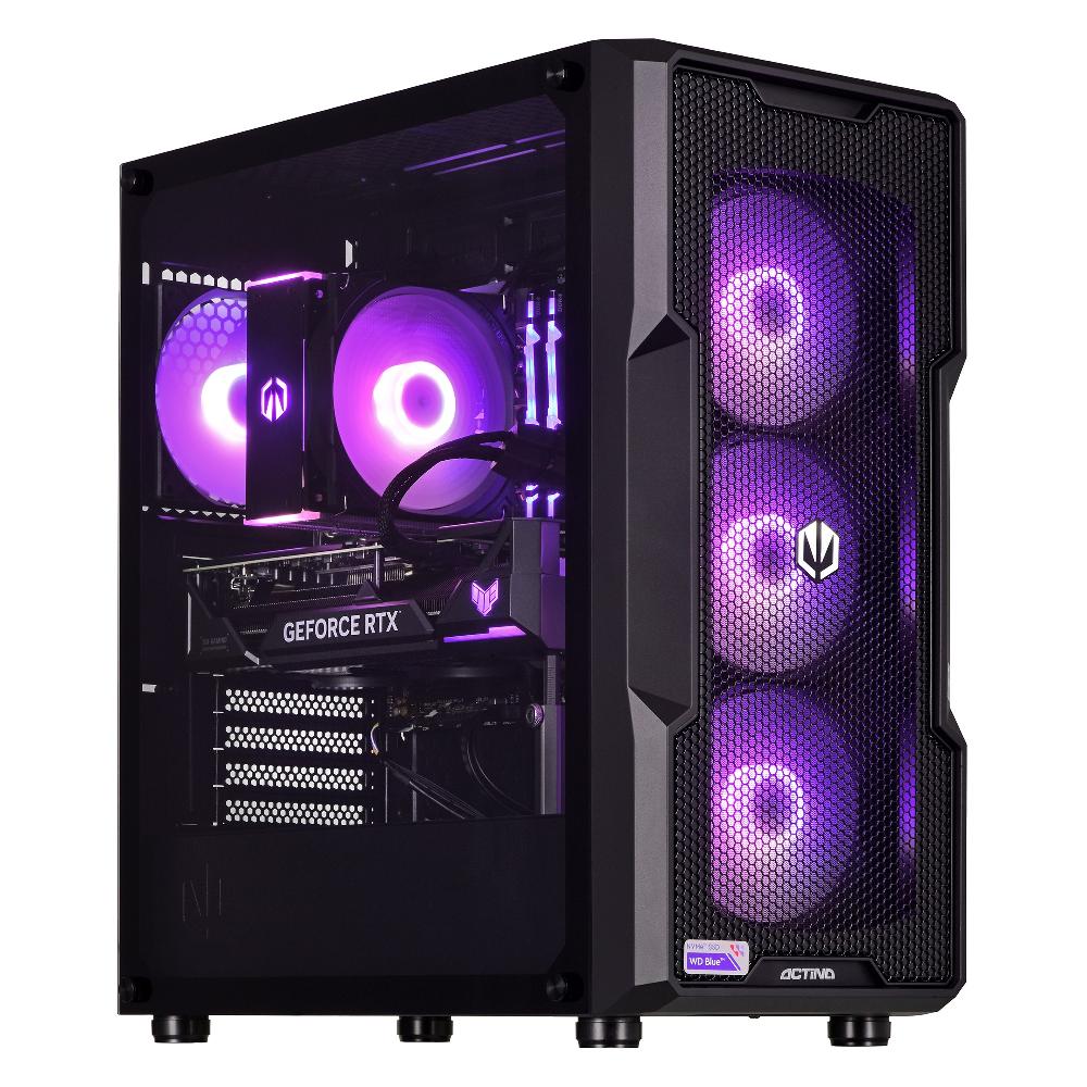 Actina 5901443334040 PC AMD Ryzen™ 7 5800X3D 32 GB DDR4-SDRAM 2 TB SSD AMD Radeon RX 7900 XT Midi Tower Nero In Vendita