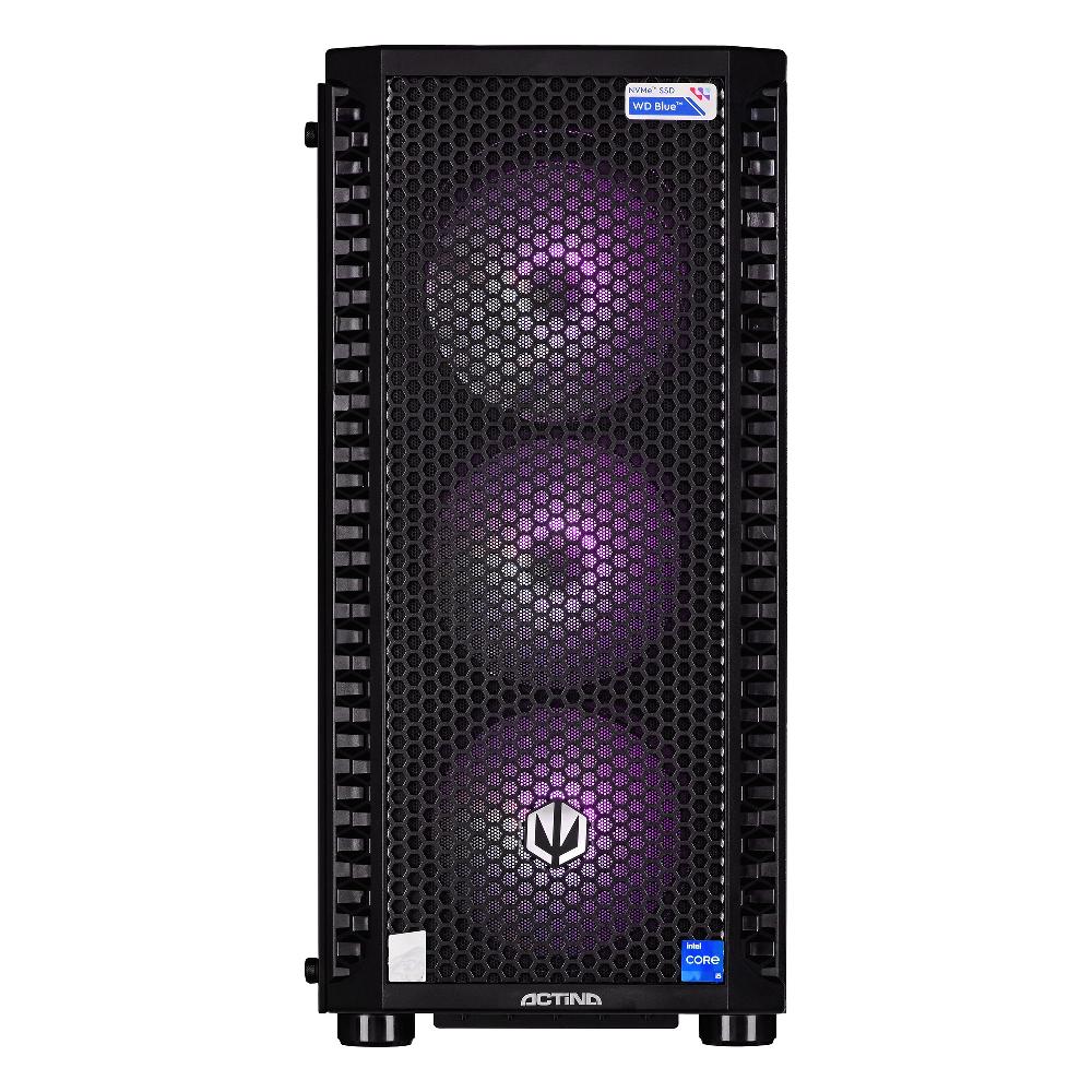 Actina 5901443334057 PC AMD Ryzen™ 5 3600 16 GB DDR4-SDRAM 1 TB SSD AMD Radeon RX 6600 Midi Tower Nero Grande vendita