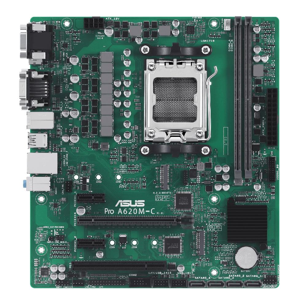 ASUS PRO A620M-C-CSM AMD A620 Presa di corrente AM5 micro ATX Italia