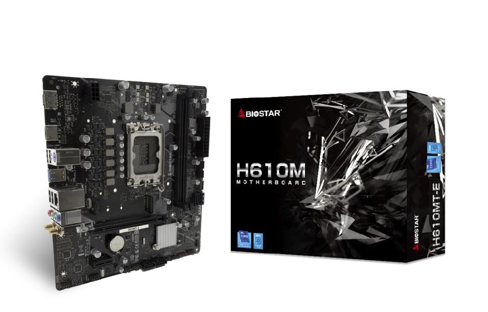 Biostar H610MT-E scheda madre Intel H610 LGA 1700 micro ATX Spedizione Gratuita