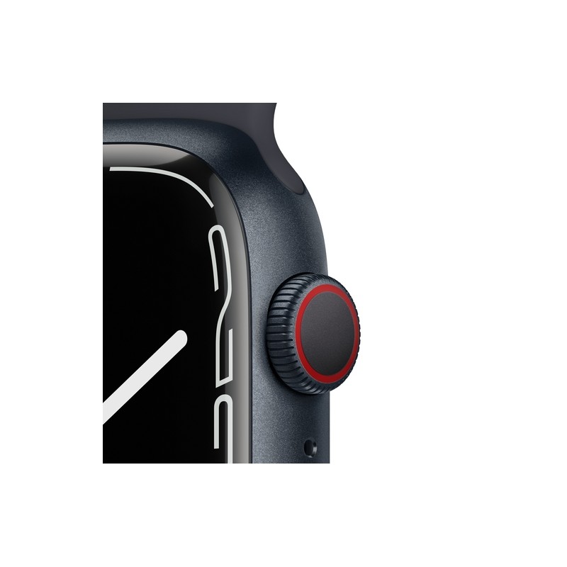 APPLE USATO PREMIUM Apple Watch Series 7 GPS+Cellular 45mm Cassa allu. mezzanotte con cinturino Sport mezzanotte - Usato GRADO B Vendita Economica
