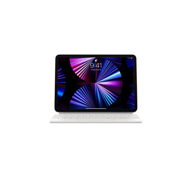 APPLE MAGIC KEYBOARD FOR IPAD PRO 11-INCH (3RD GEN) AND IPAD AIR (4TH GEN) - US ENGLISH - WHITE - (MIN. 10PZ) Qualità