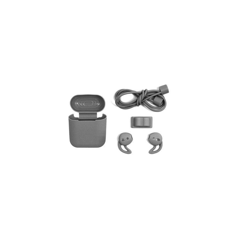 TUNIT Cover AirPods Apple 1a e 2a Generazione in Silicone - Grey Hotsell