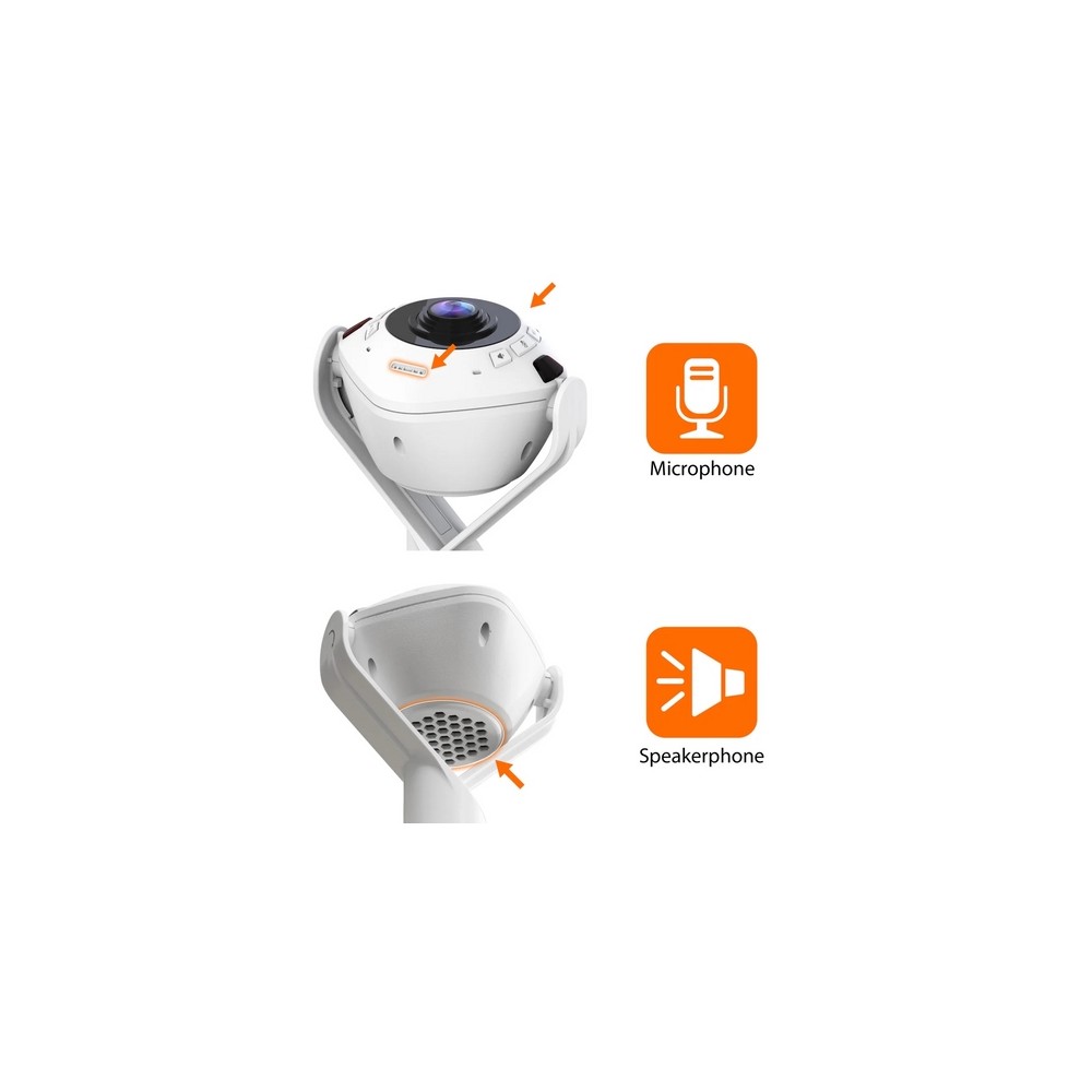 j5create 360° AI-Powered Webcam with Speakerphone In Linea