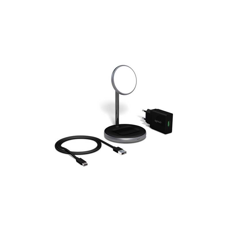 EPICO EPICO 2IN1 MAGNETIC WIRELESS CHARGER - space gray Acquista Ora