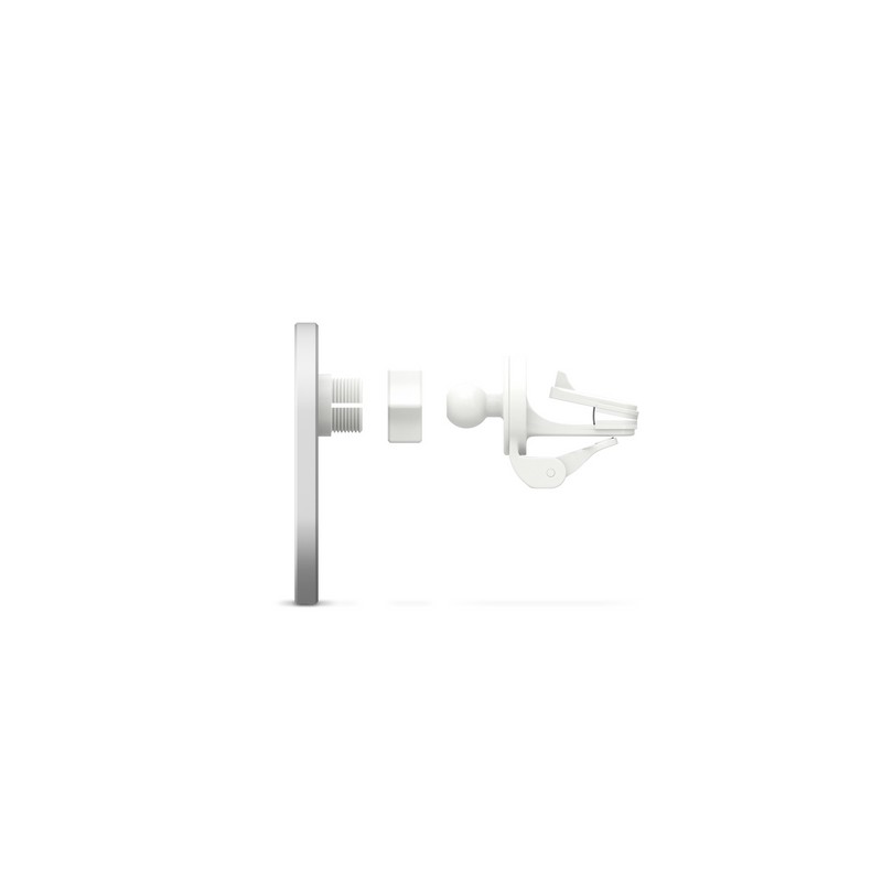 EPICO EPICO ELLIPSE MAGNETIC CAR CHARGER 15W/10W/7 5W + 18W USB-A CHARGER - white Fino Al -60%