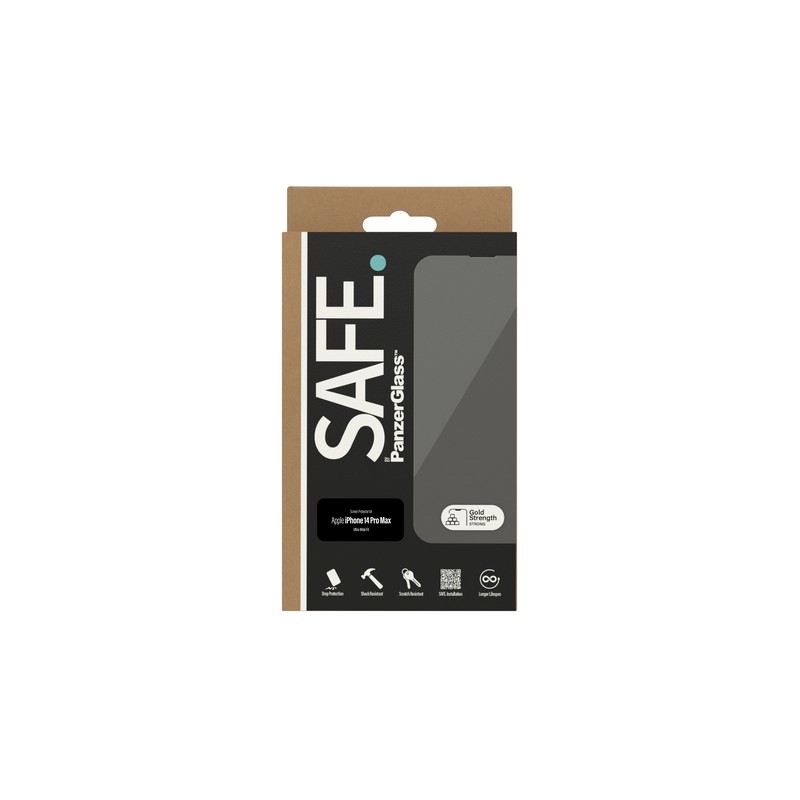 PanzerGlass SAFE. Apple iPhone 14 Pro Max Case Friendly