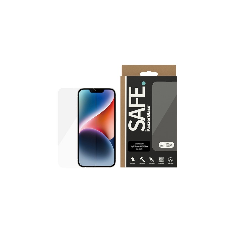 PanzerGlass SAFE. Premium Tempered Glass Screen Protector iPhone 14