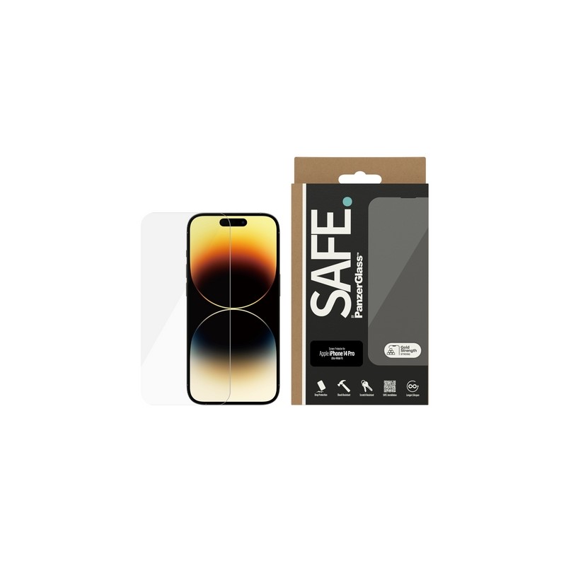 PanzerGlass SAFE. Apple iPhone 14 Pro UWF Case Friendly