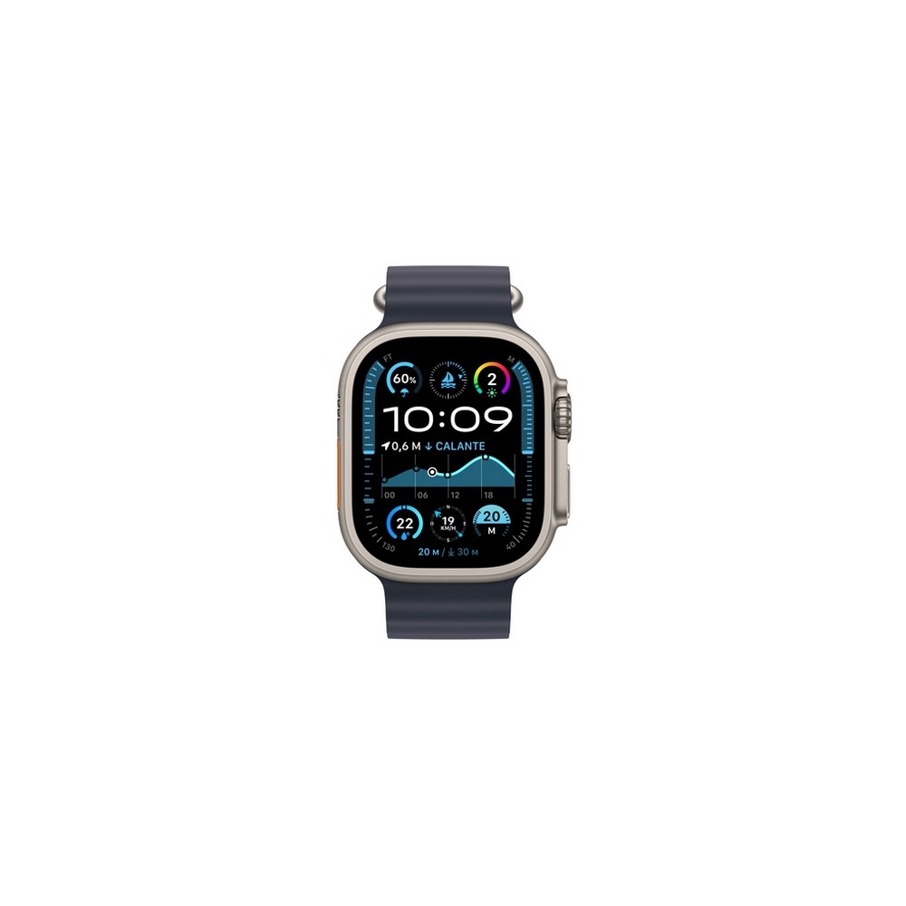 APPLE Apple Watch Ultra 2 GPS + Cellular 49mm Natural Titanium Case with Navy Ocean Band Offerta speciale