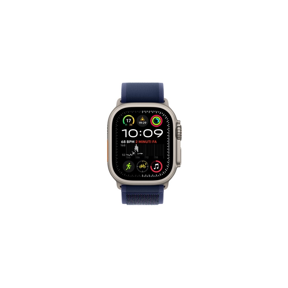 APPLE Apple Watch Ultra 2 GPS + Cellular 49mm Natural Titanium Case with Blue Trail Loop - S/M Fornitura limitata