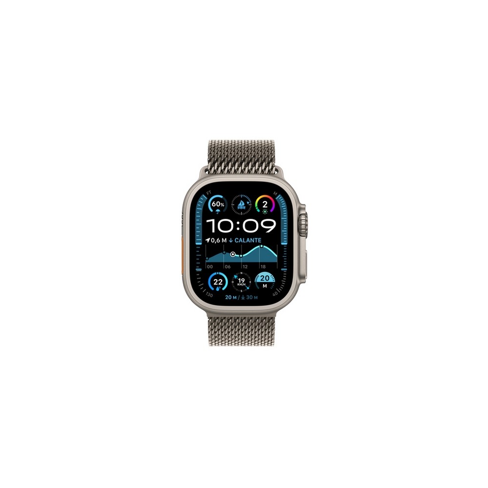 APPLE Apple Watch Ultra 2 GPS + Cellular 49mm Natural Titanium Case with Natural Titanium Milanese Loop - L Offerta Anniversario