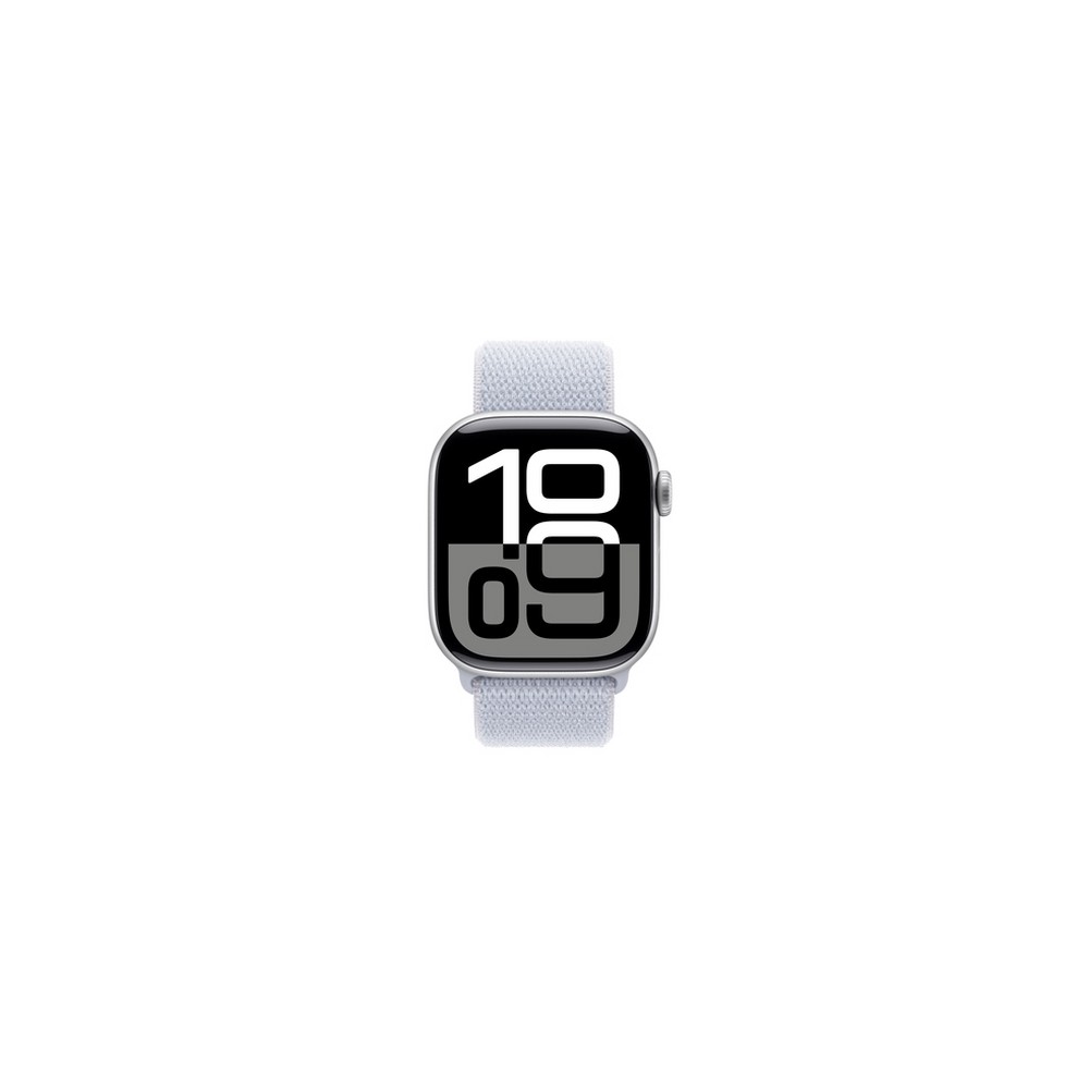 APPLE Apple Watch Series 10 GPS 42mm Silver Aluminium Case with Blue Cloud Sport Loop Lightning offer