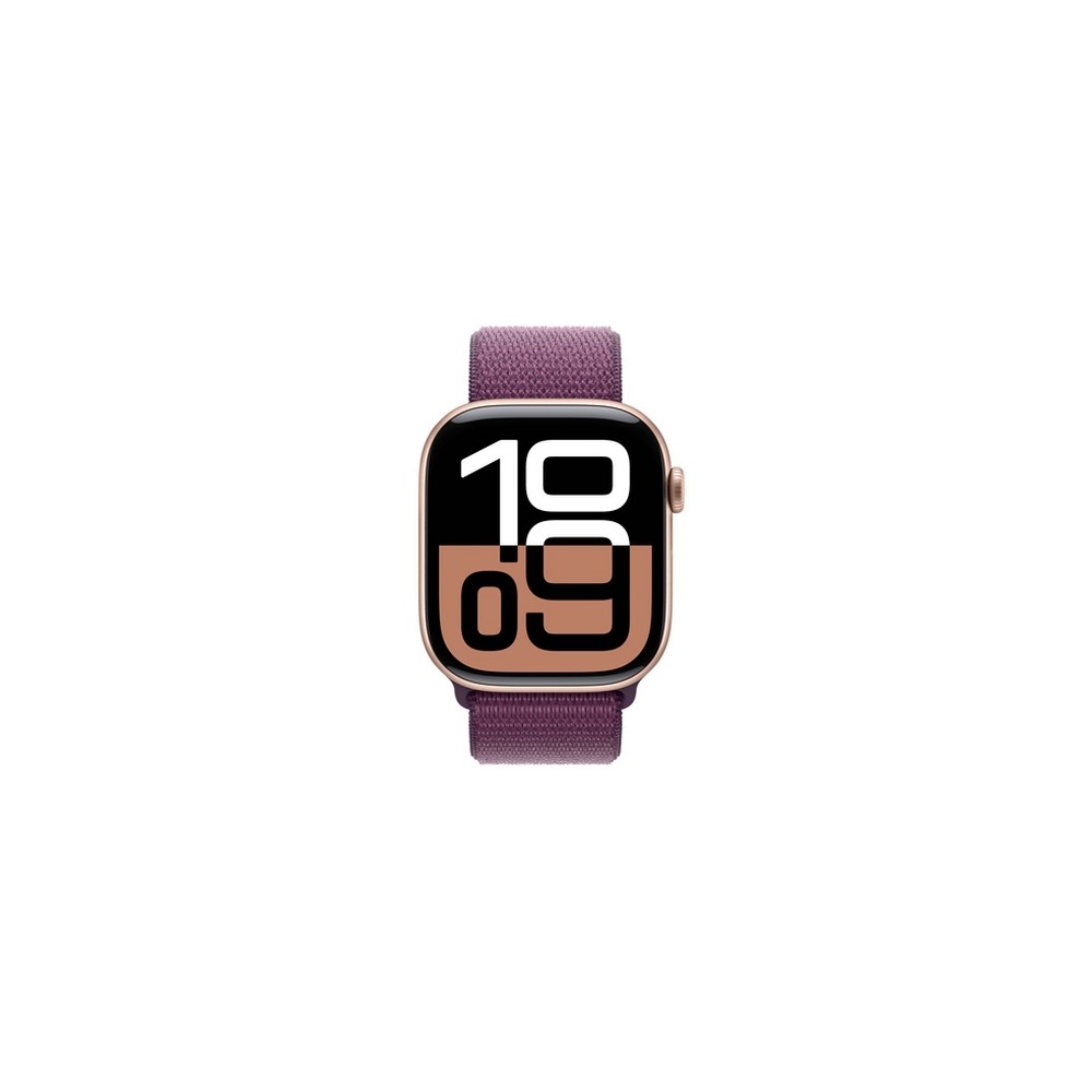APPLE Apple Watch Series 10 GPS 46mm Rose Gold Aluminium Case with Plum Sport Loop Rilascio limitato