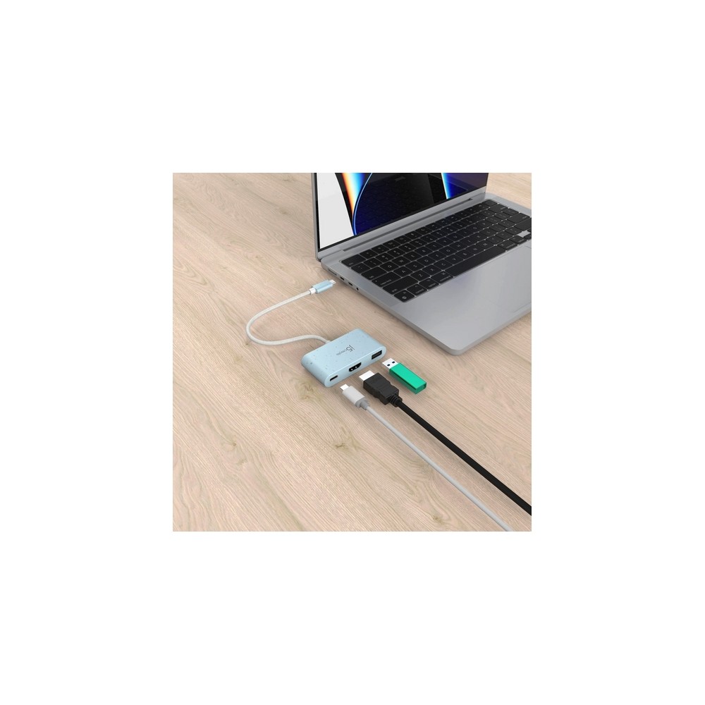 j5create Eco-Friendly USB-C to HDMI & USB Type-A with Power Delivery Offerta Pasqua