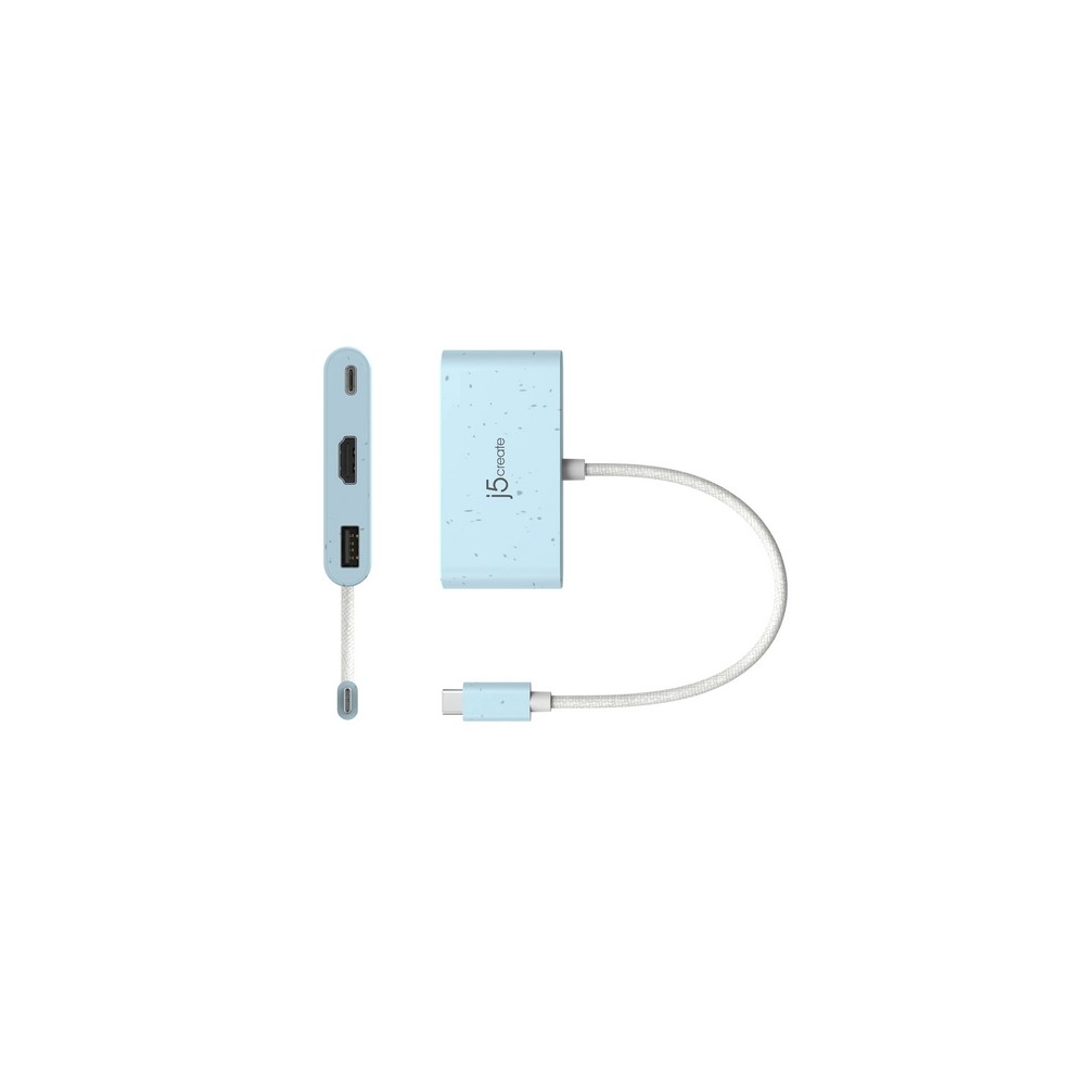 j5create Eco-Friendly USB-C to HDMI & USB Type-A with Power Delivery Offerta Pasqua