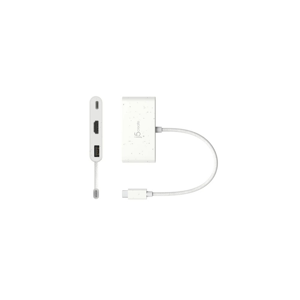 j5create Eco-Friendly USB-C to HDMI & USB Type-A with Power Delivery Offerta Giorno del Papà