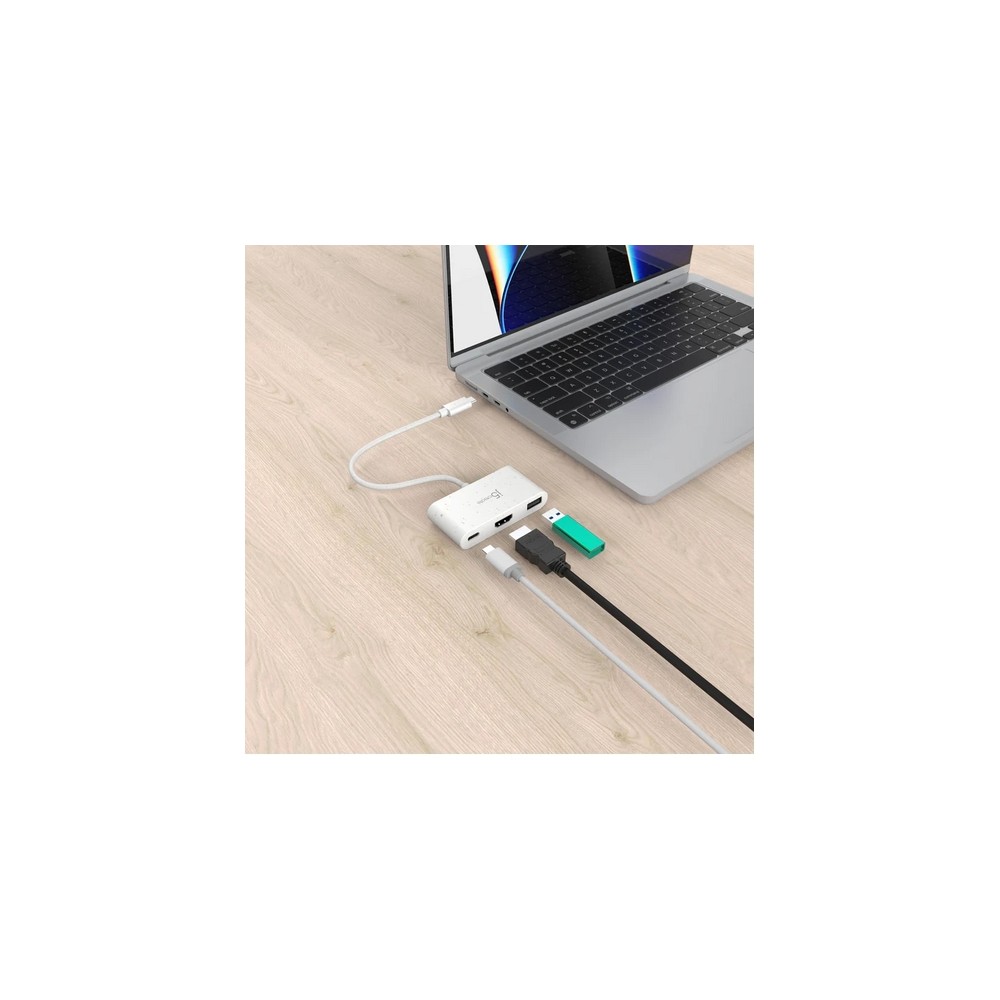 j5create Eco-Friendly USB-C to HDMI & USB Type-A with Power Delivery Offerta Giorno del Papà