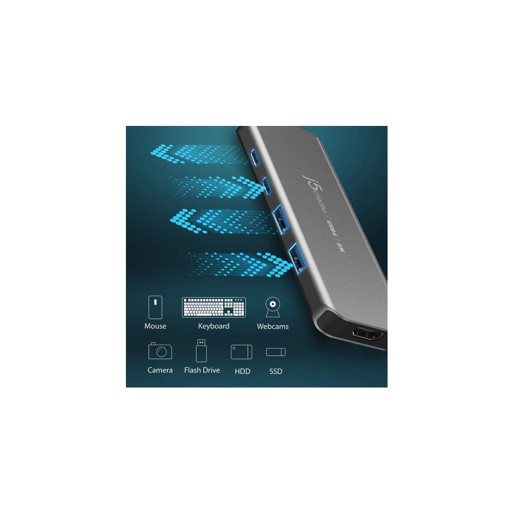 j5create USB4 8K60 Slim Hub Offerta migliore
