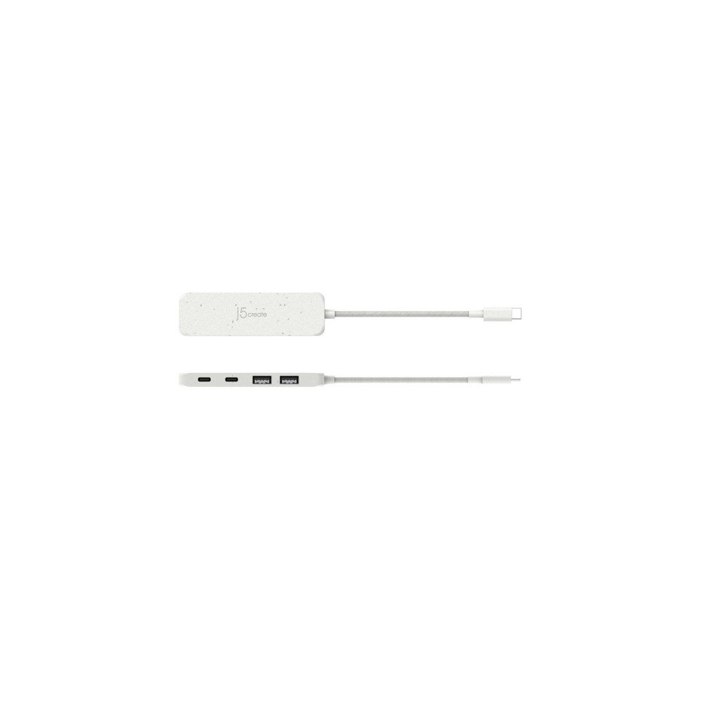 j5create Eco-Friendly USB-C to 4-Port Type-C & Type-A Gen 2 Hub Online Outlet