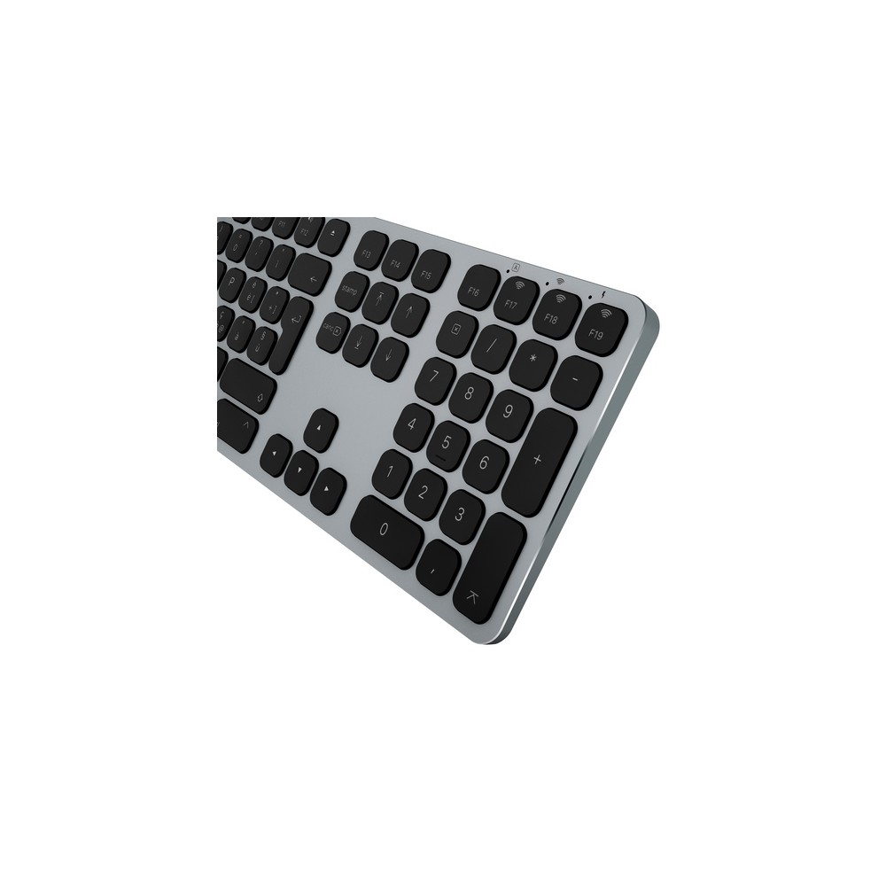 TUNIT Tastiera wireless in alluminio con tastierino numerico - Grigio Siderale ITA Nuovi prodotti