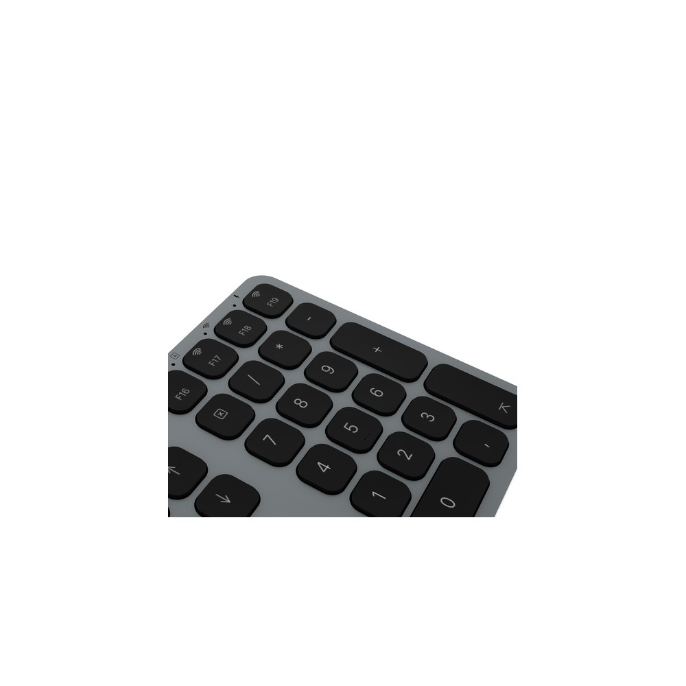 TUNIT Tastiera wireless in alluminio con tastierino numerico - Grigio Siderale ITA Nuovi prodotti