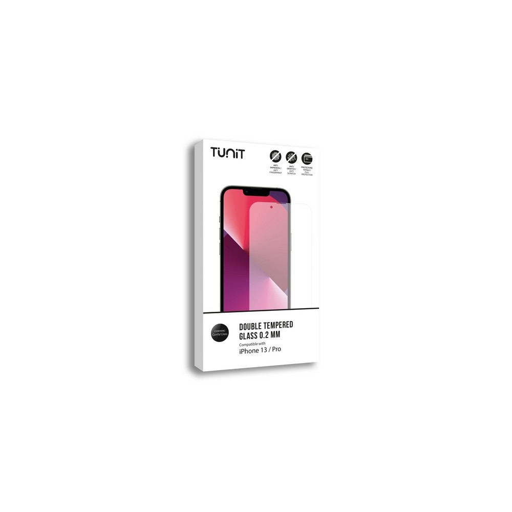 TUNIT TUNIT TEMPERED GLASS - IPHONE 14 Spedizione gratuita