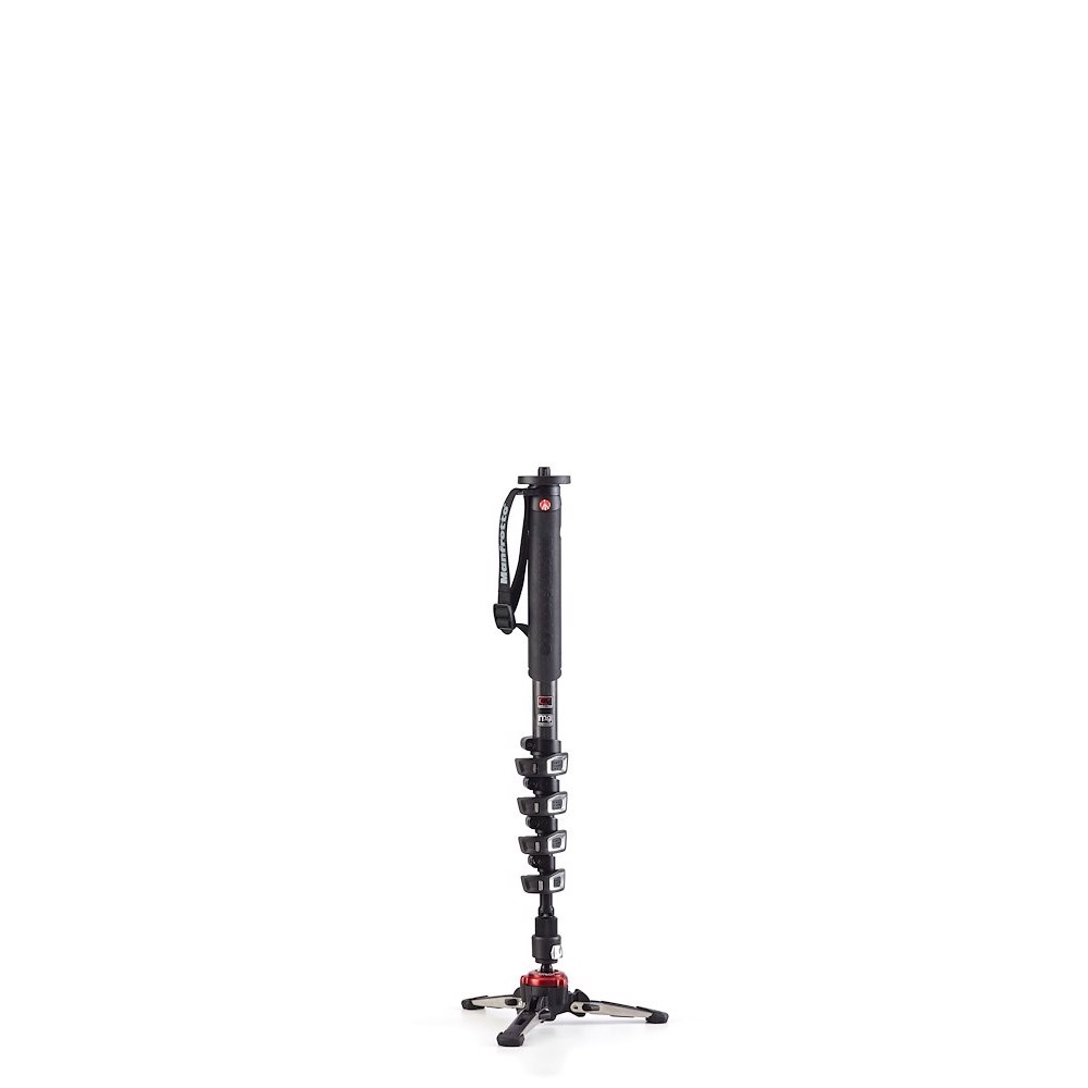 Manfrotto Monopiede video XPRO+ carbonio 5 sezioni base fluida