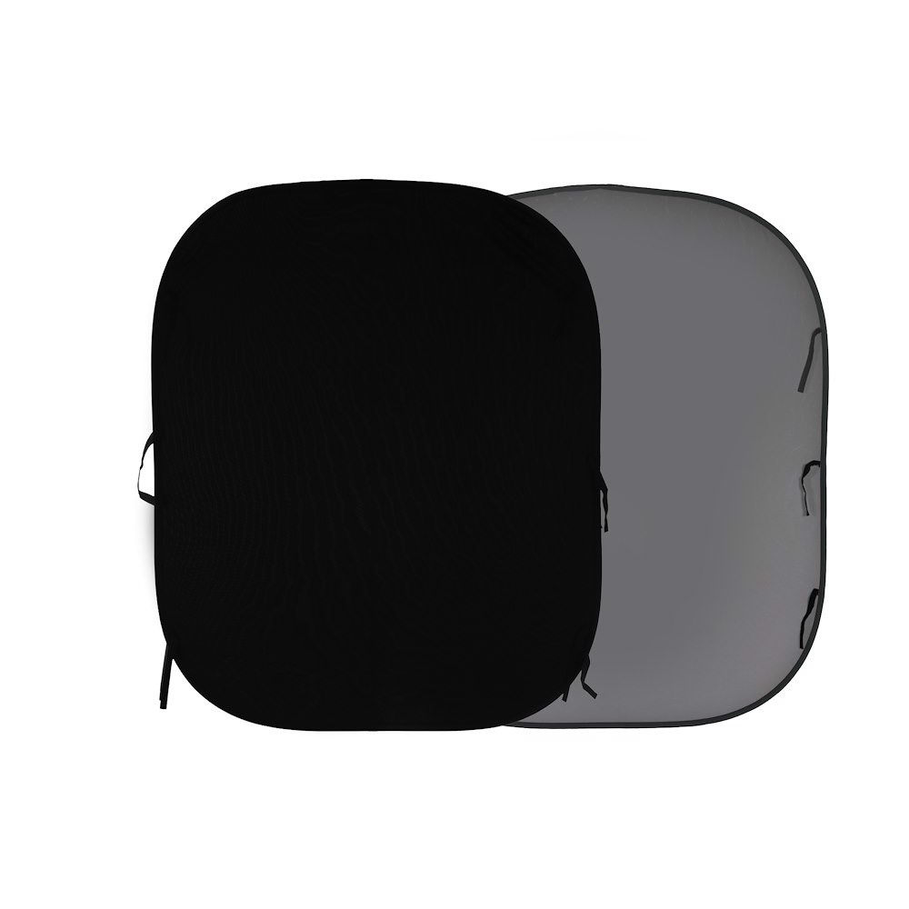 Manfrotto Fondale richiudibile Nero / Grigio medio 1 8 x 2 15m Prezzo basso