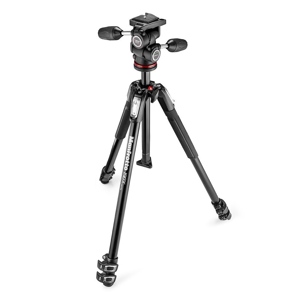 Manfrotto Kit 190X in alluminio con testa 3 vie Comprane uno, ottenene uno gratis