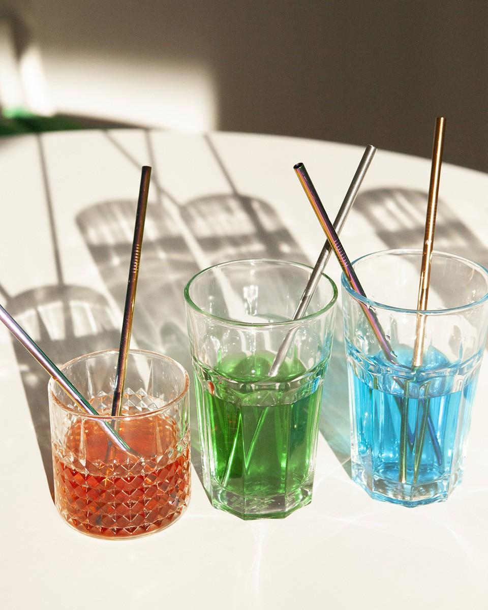 ﻿Wood'd METAL STRAWS Sconto