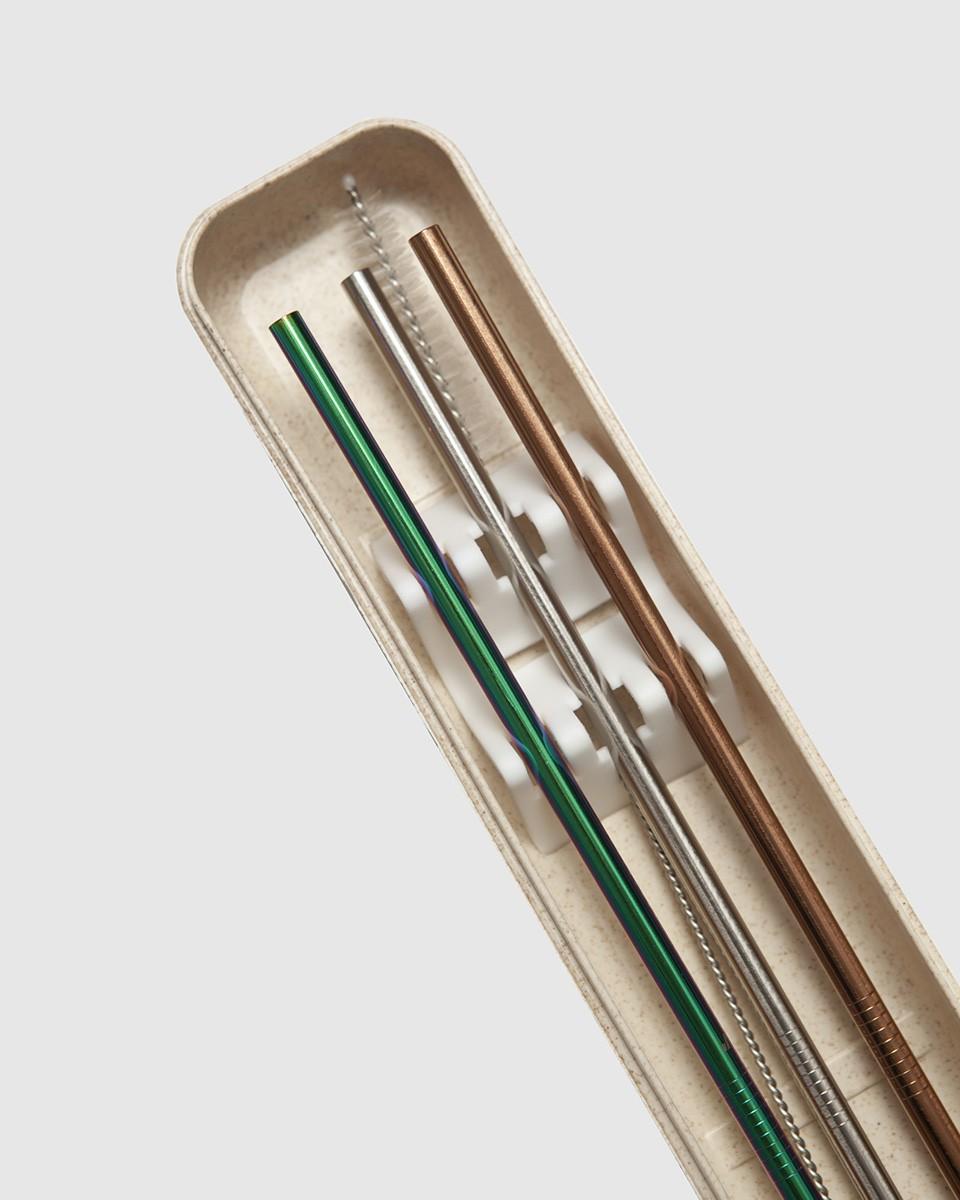 ﻿Wood'd METAL STRAWS Sconto