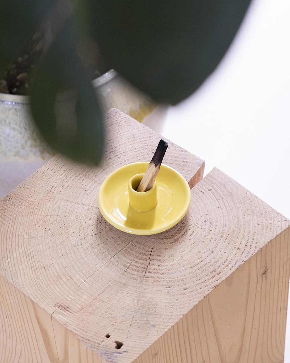 Wood'd PALO SANTO PLATE YELLOW Offerta