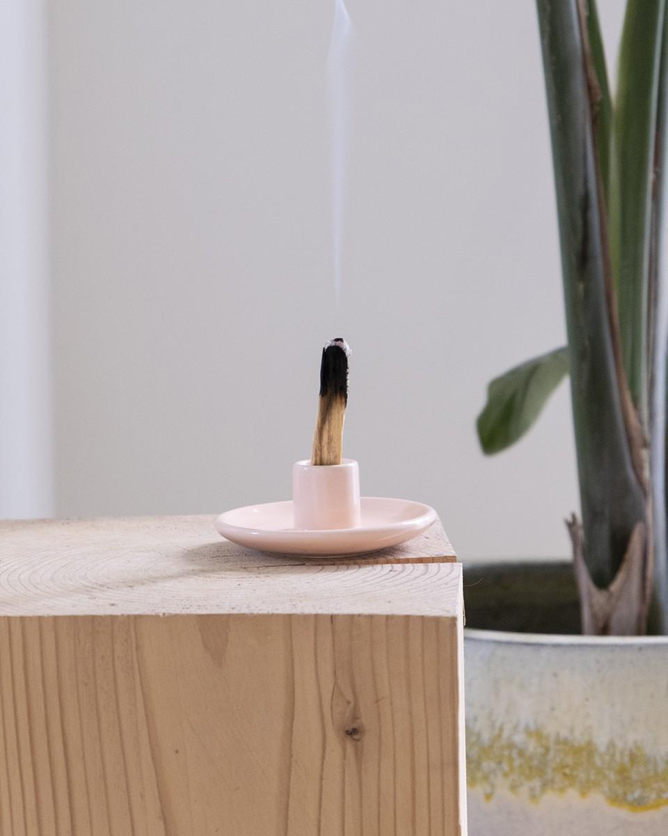 Wood'd PALO SANTO PLATE PINK Economico