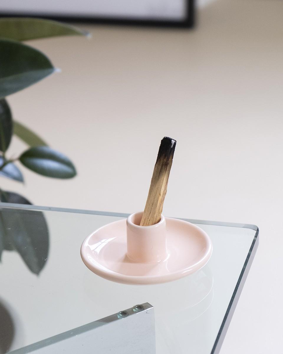 Wood'd PALO SANTO PLATE PINK Economico