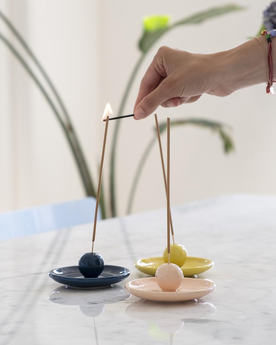 Wood'd INCENSE PLATE YELLOW Saldi